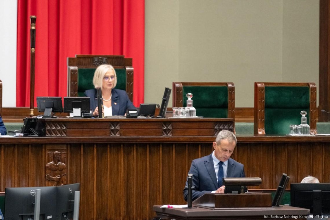 Gawlik zaprezentował w Sejmie sprawozdanie w sprawie Świrskiego