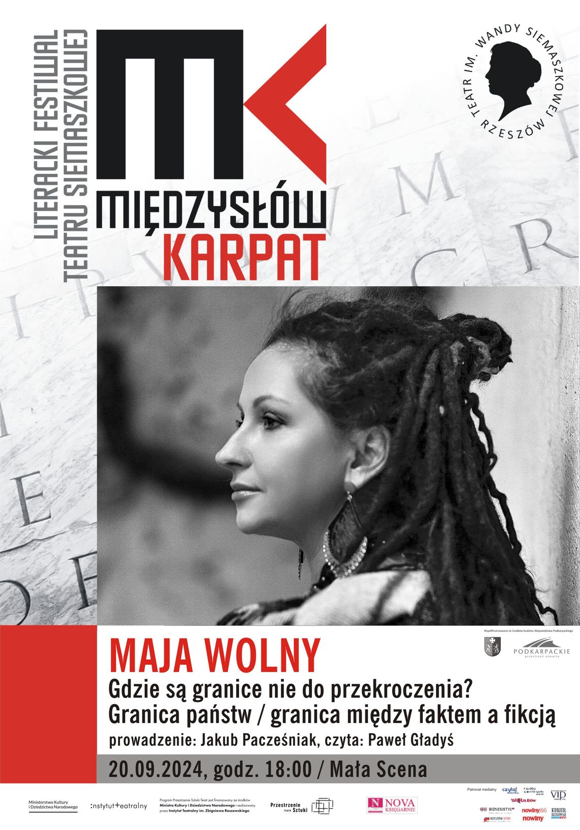 Gdzie są granice nie do przekroczenia? Spotkanie z Mają Wolny w ramach Literackiego Festiwalu Teatru Siemaszkowej Międzysłów Karpat