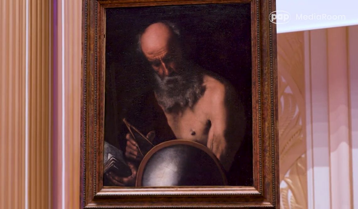 Grupa włoskich ekspertów uznała autentyczność obrazu Caravaggia „Archimedes" Grupa włoskich ekspertów uznała autentyczność obrazu Caravaggia „Archimedes"