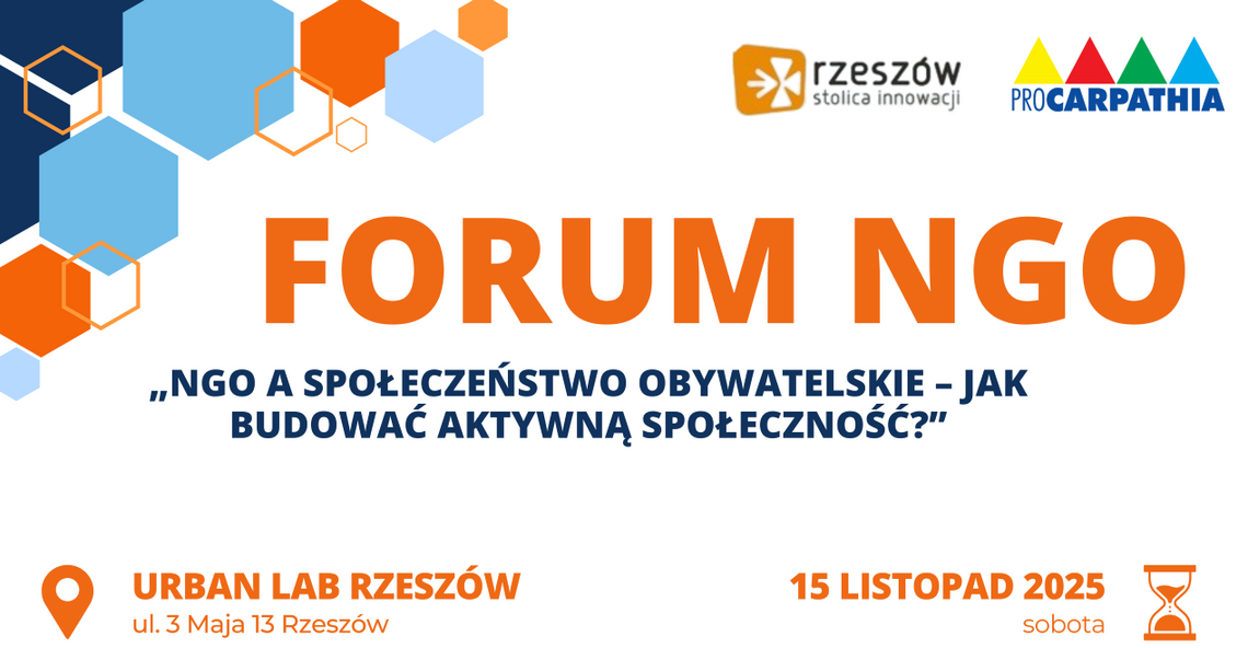 Jak budować społeczeństwo obywatelskie? NGO z Rzeszowa spotkają się na wspólnym Forum Jak budować społeczeństwo obywatelskie? NGO z Rzeszowa spotkają się na wspólnym Forum