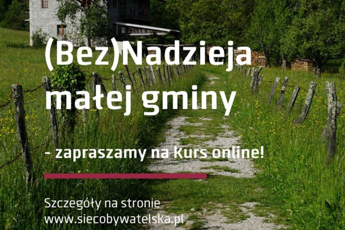 Jak zarządzać gminą? Sieć obywatelska zaprasza na szkolenie