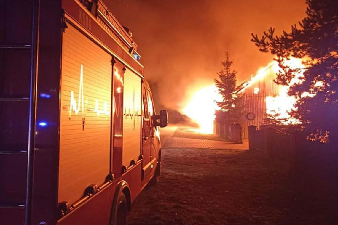 Jedna osoba zginęła w pożarze domu w Narolu