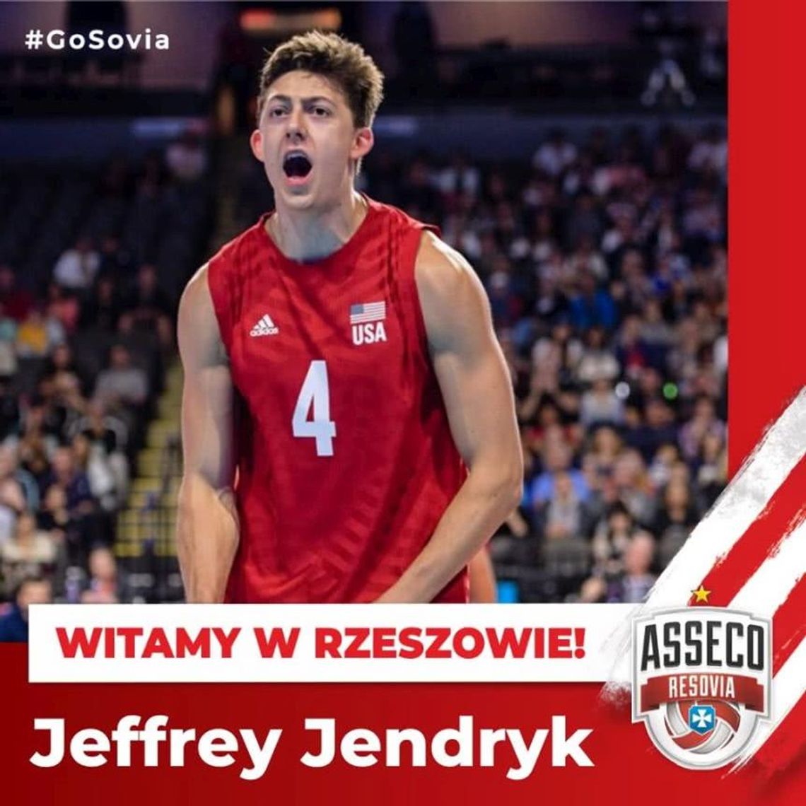 Jeffrey Jendryk nowym zawodnikiem Asseco Resovii Rzeszów