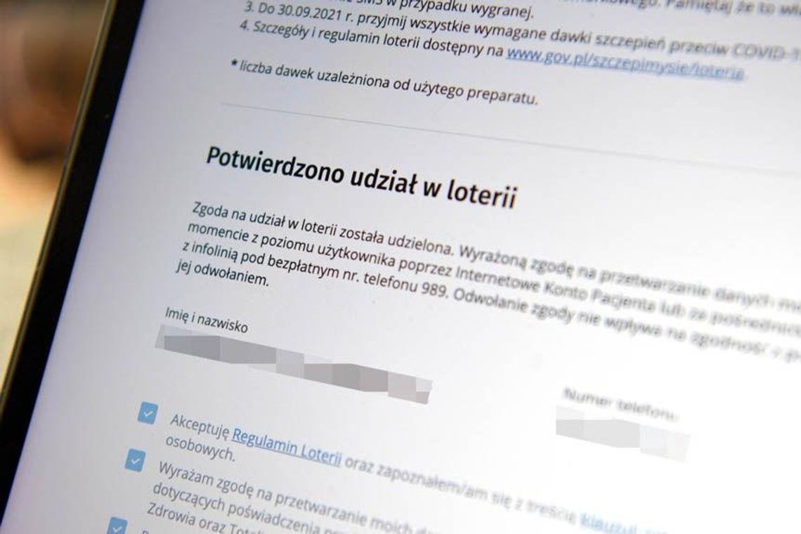 Już dziś kolejne losowanie nagród loterii szczepionkowej