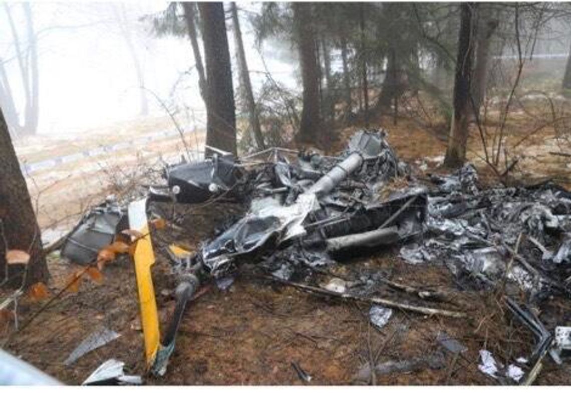 Katastrofa śmigłowca pod Rzeszowem. Jest wstępny raport PKBWL o przyczynach tragedii