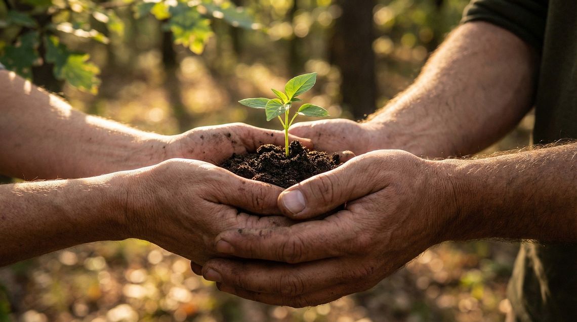 Kolejna akcja sadzenia lasu na terenie Nadleśnictwa Głogów Kolejna akcja sadzenia lasu na terenie Nadleśnictwa Głogów