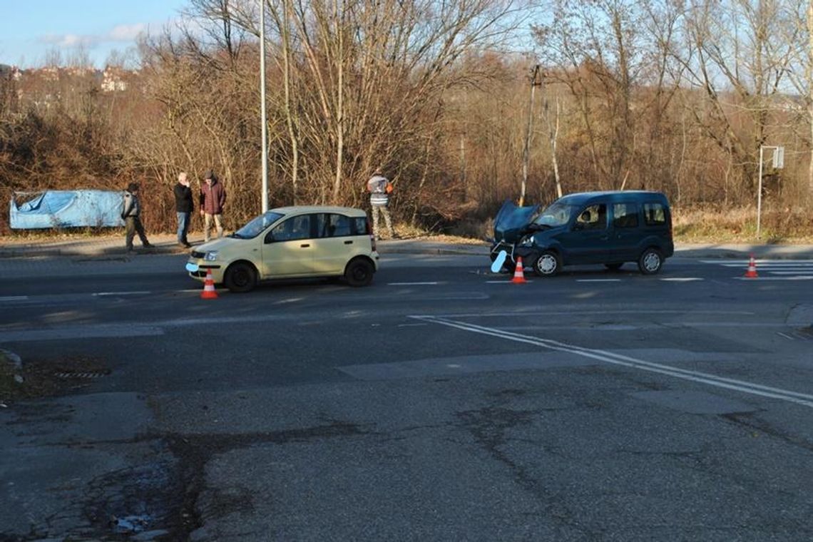 Kolizja na ulicy Sanockiej w Przemyślu