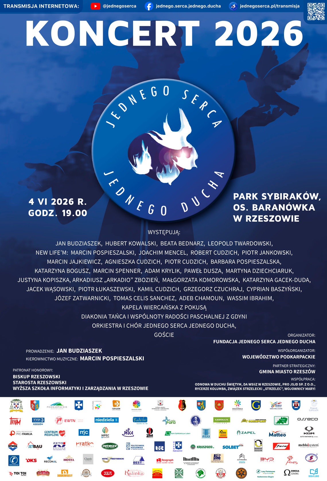 Koncert „Jednego Serca Jednego Ducha” w Rzeszowie. Tysiące wiernych, utrudnienia i ważne informacje dla uczestników