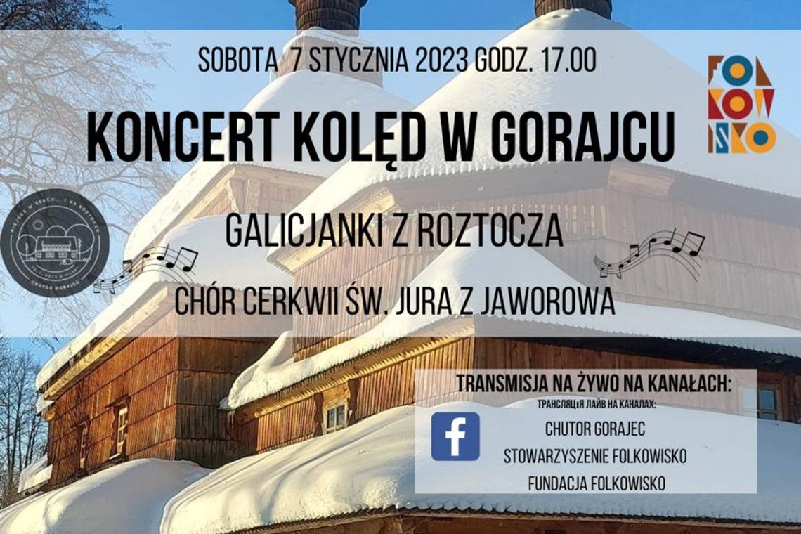 Koncert kolęd w Gorajcu. Transmisja online. Zapowiedź!