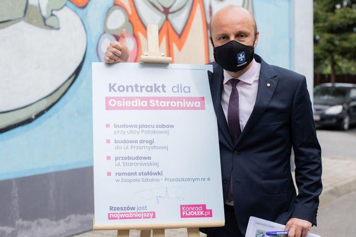 Konrad Fijołek podpisał kontrakt dla Osiedla Staroniwa