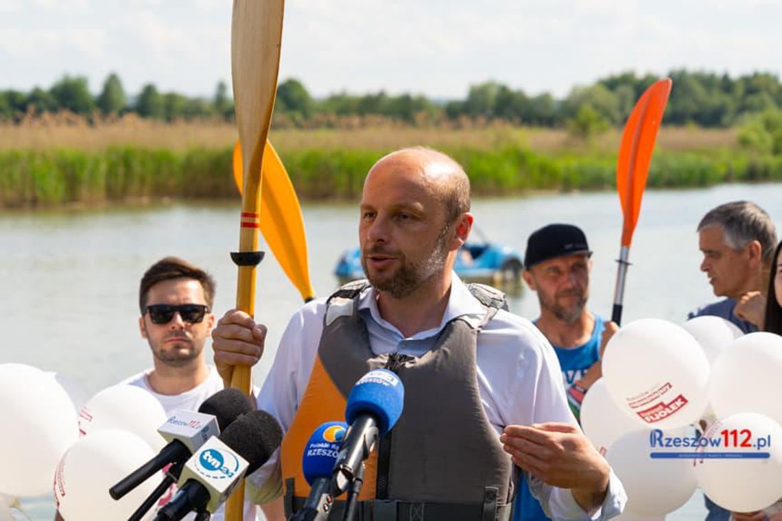 Konrad Fijołek zagospodaruje brzegi Wisłoka