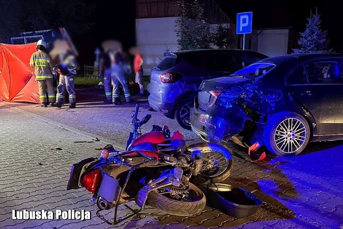 Kraj. Bracia na motocyklu uderzyli w samochód, obaj nie żyją