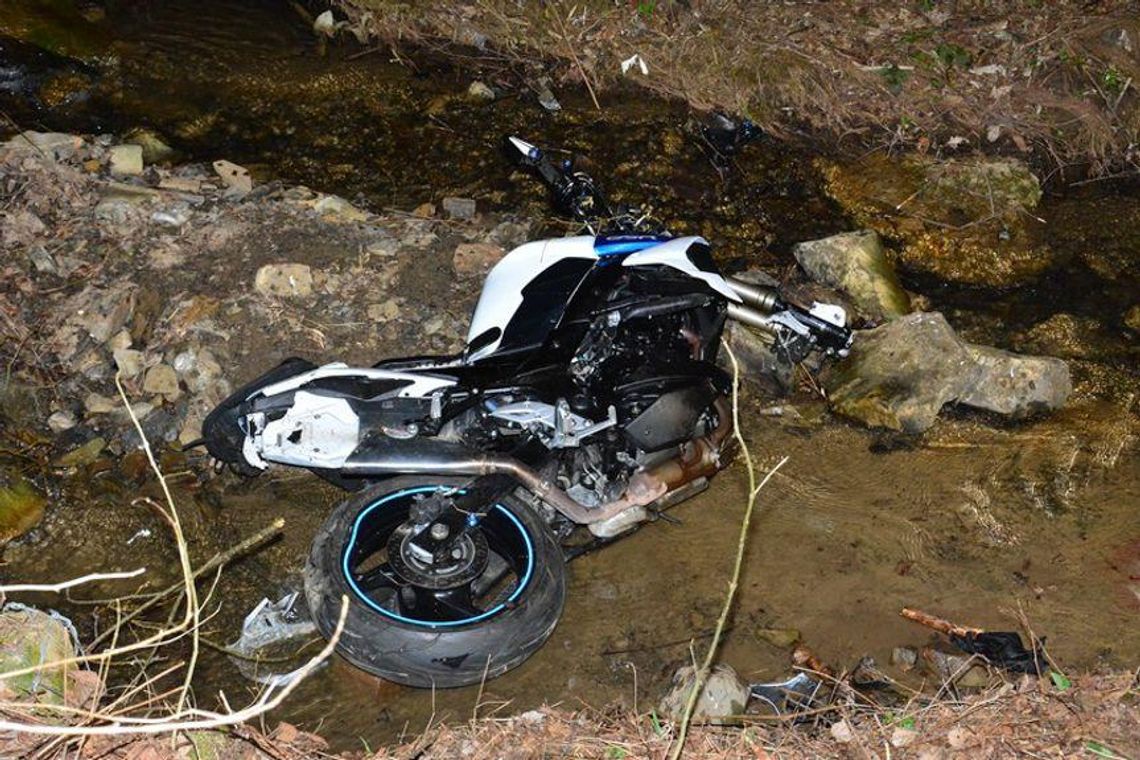 Królik Polski. Tragiczny wypadek motocyklisty