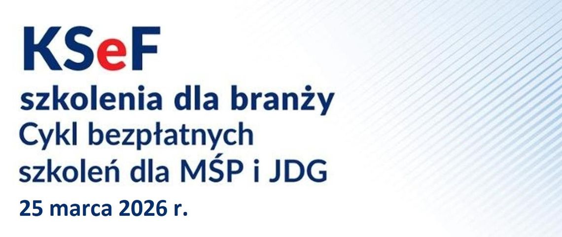 "KSeF - szkolenia dla branży” już 25 marca w urzędach skarbowych woj. podkarpackiego