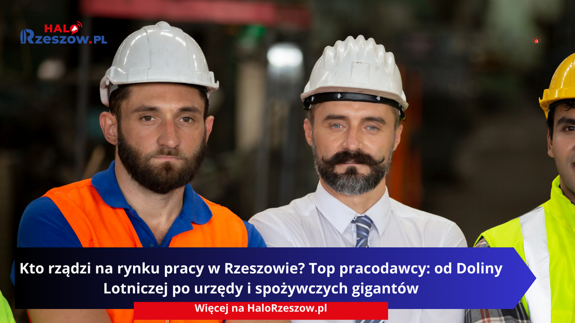Kto rządzi na rynku pracy w Rzeszowie? Top pracodawcy: od Doliny Lotniczej po urzędy i spożywczych gigantów