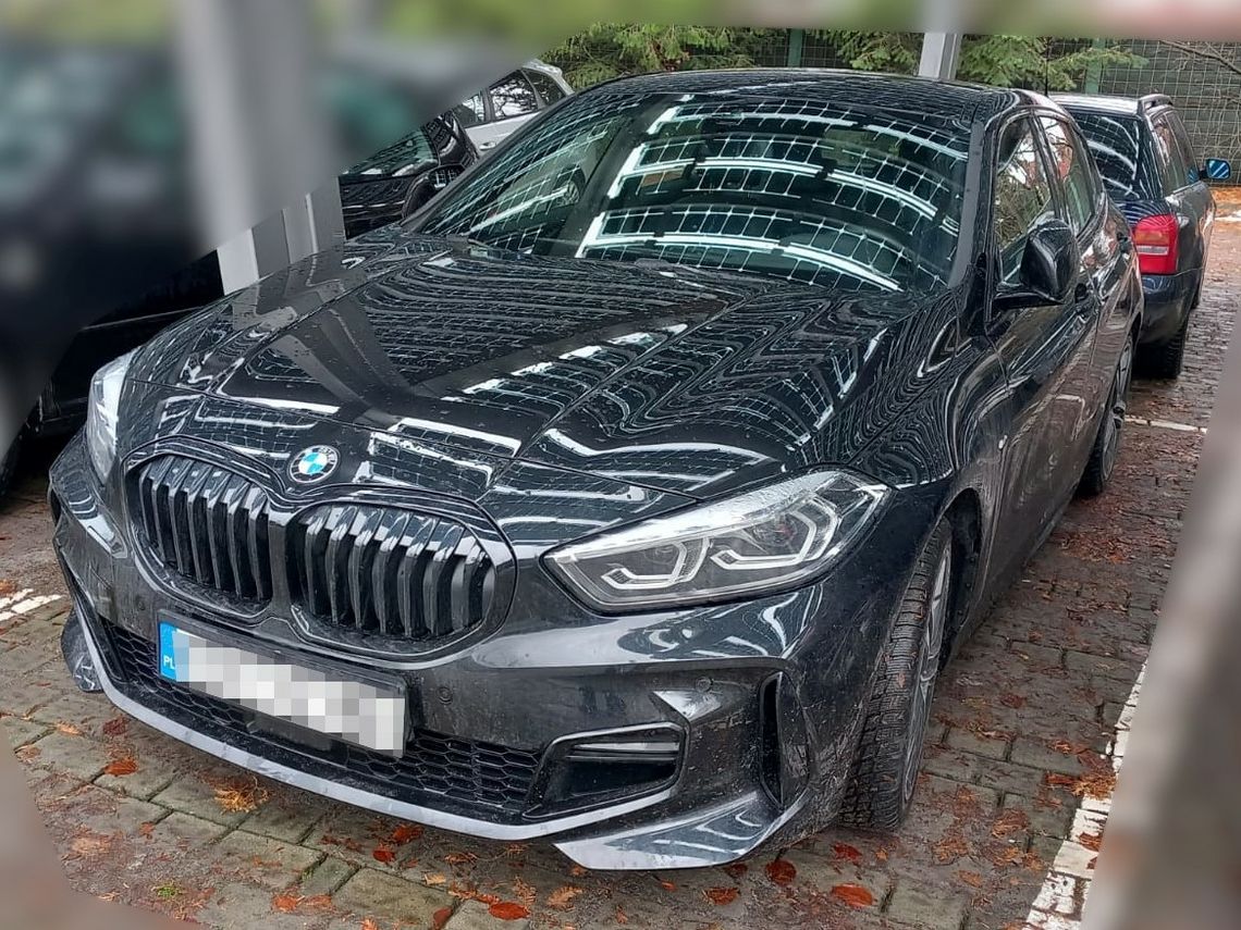 Luksusowe BMW z Hiszpanii odnalezione na parkingu w Rzeszowie