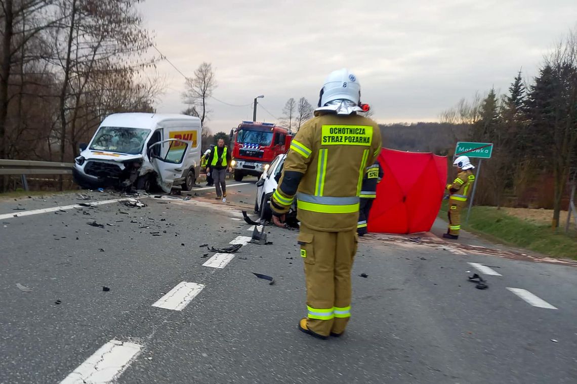 Małówka. 42-latka zginęła w wypadku na dk 19 [FOTO]