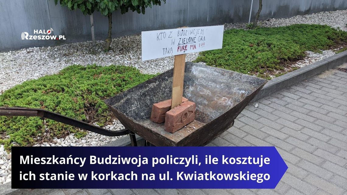 Mieszkańcy Budziwoja policzyli, ile kosztuje ich stanie w korkach na ul. Kwiatkowskiego