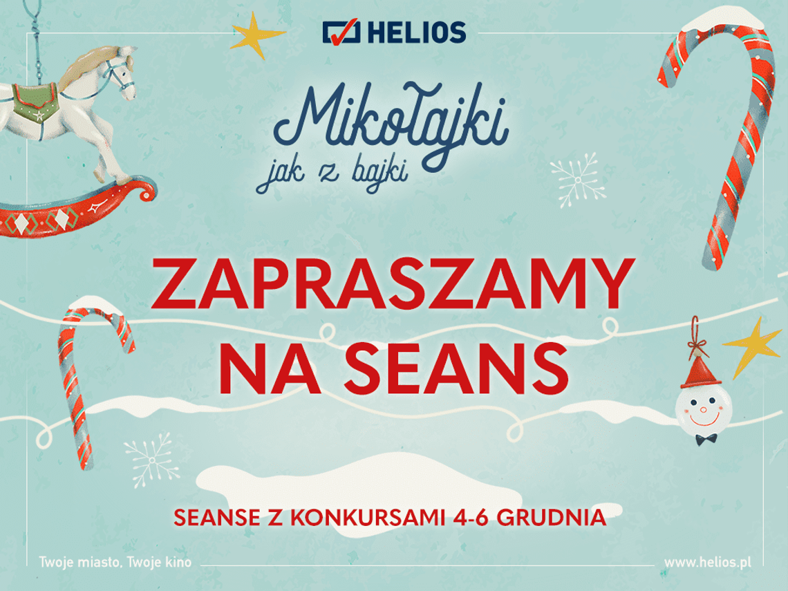 Mikołajki w kinie Helios (4-6.12. sobota, niedziela, poniedziałek)