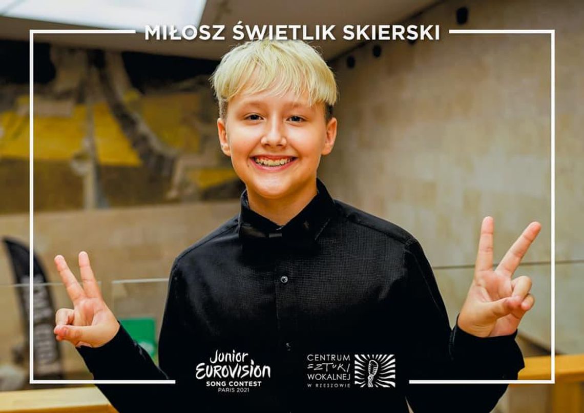 Miłosz Świetlik Skierski - rzeszowski brylant z szansą na Eurowizję Junior