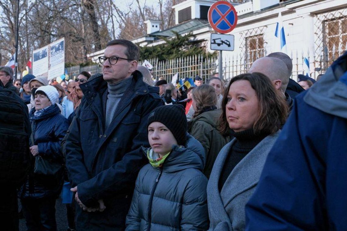 Morawiecki: kiedy pomagamy Ukraińcom, to walczymy o polską niepodległość