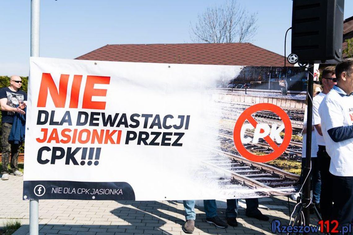 Nie dla CPK w Jasionce. Kolejny protest przeciwników