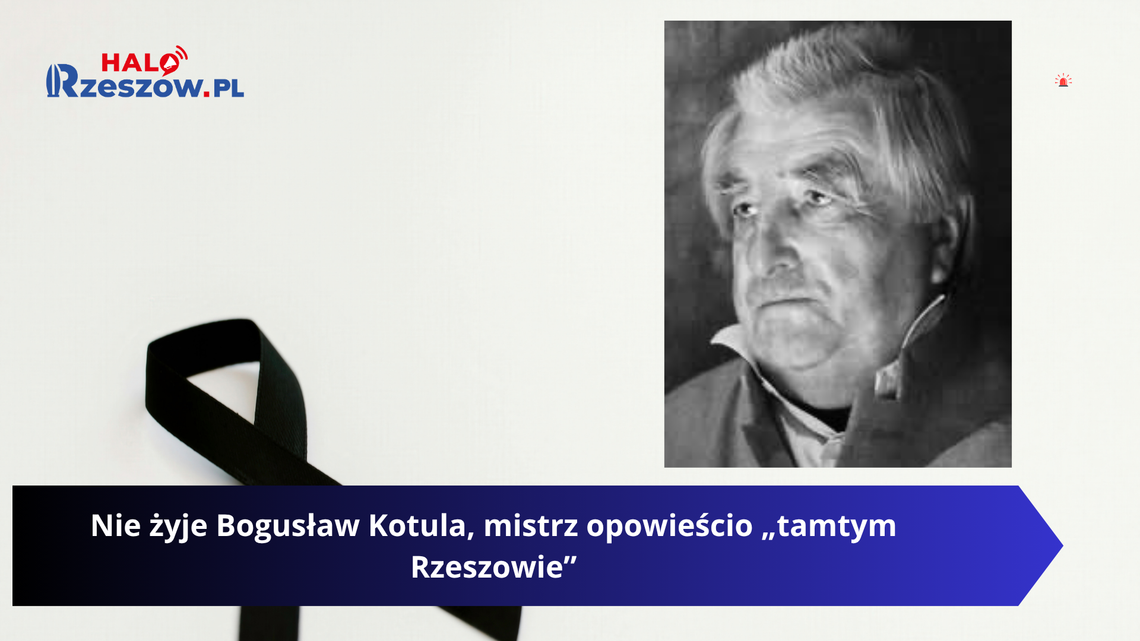 Nie żyje Bogusław Kotula, mistrz opowieści o „tamtym Rzeszowie”