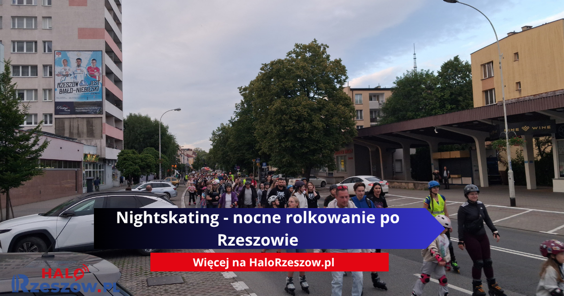 Nightskating - nocne rolkowanie po Rzeszowie