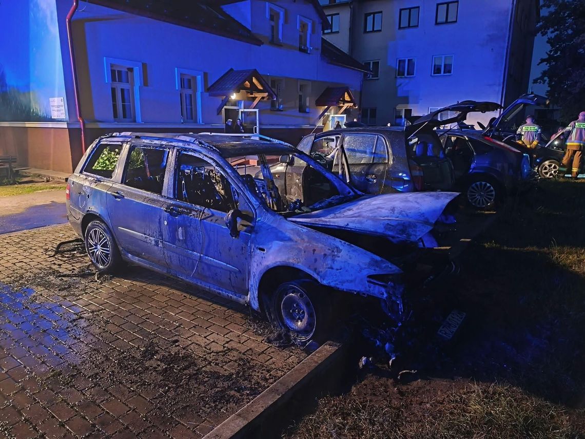 Nocne piekło na Podkarpaciu. Ogień strawił aż 7 samochodów [ZDJĘCIA]