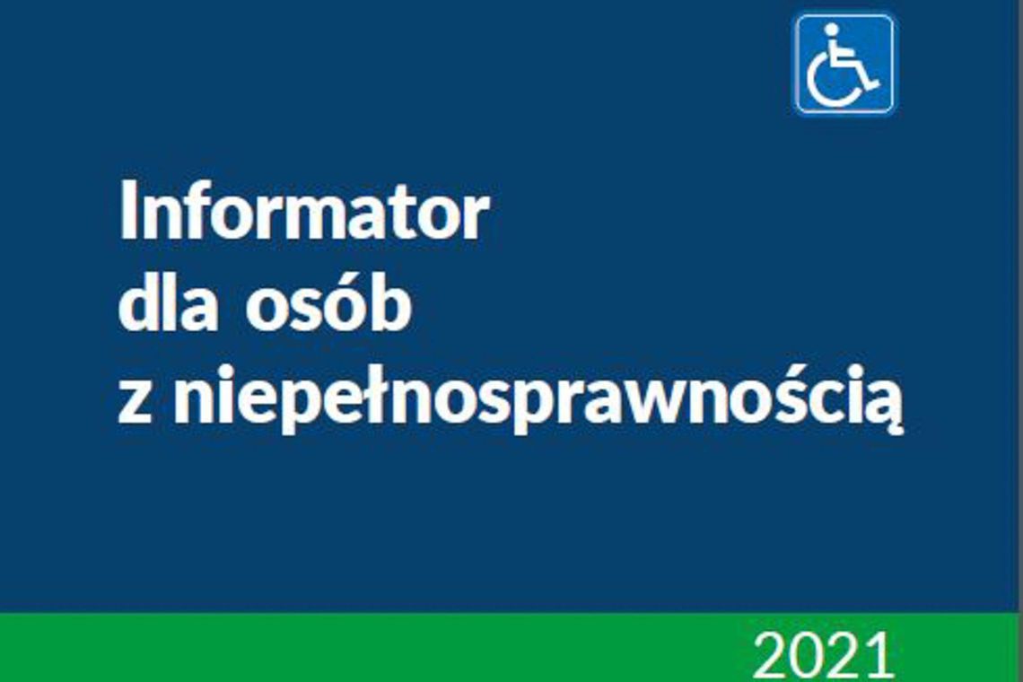 Nowa wersja Informatora dla osób z niepełnosprawnością