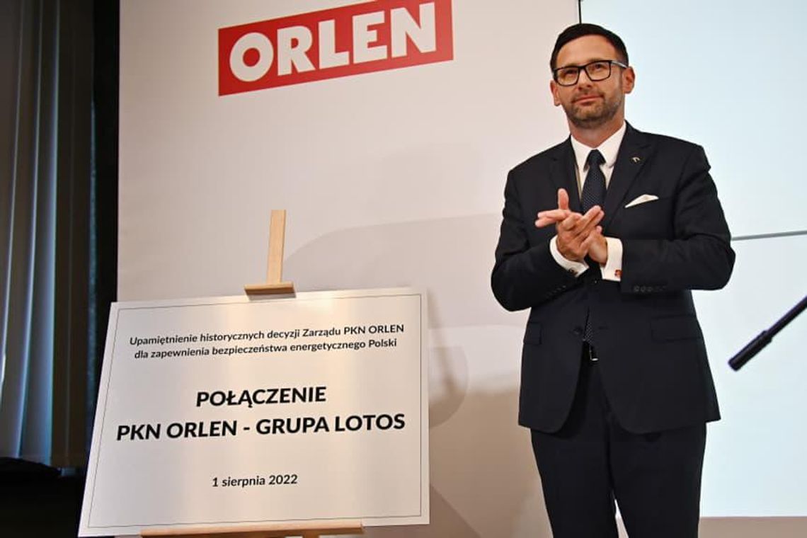 Obajtek: rejestracja połączenia PKN Orlen i Grupy Lotos zamyka proces fuzji