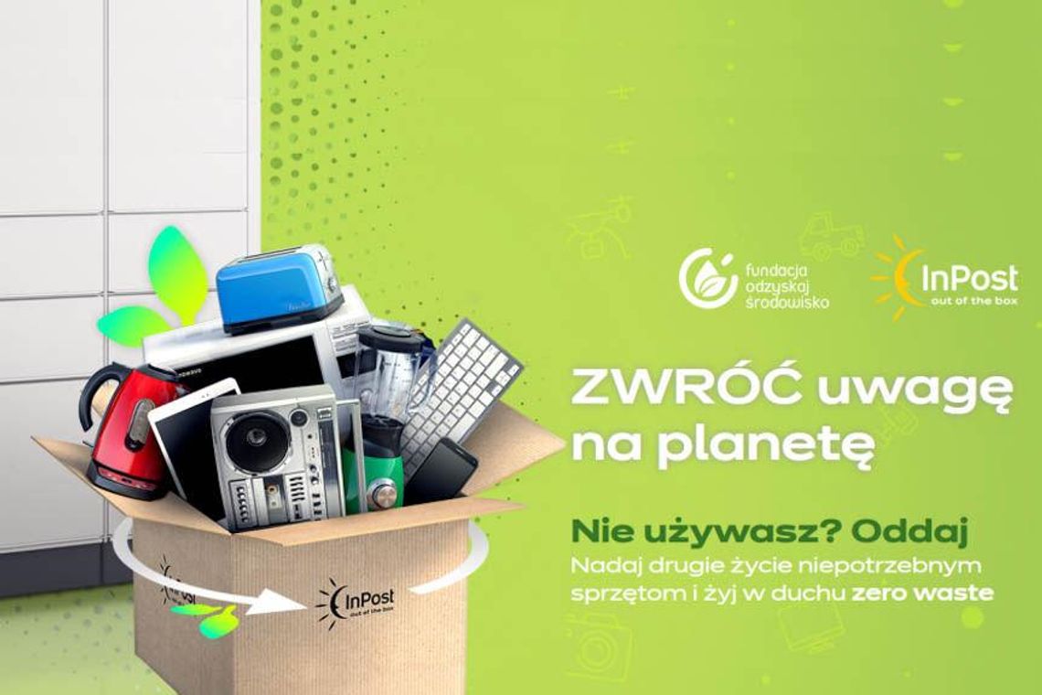 Oddaj zbędne sprzęty elektroniczne za pomocą paczkomatu