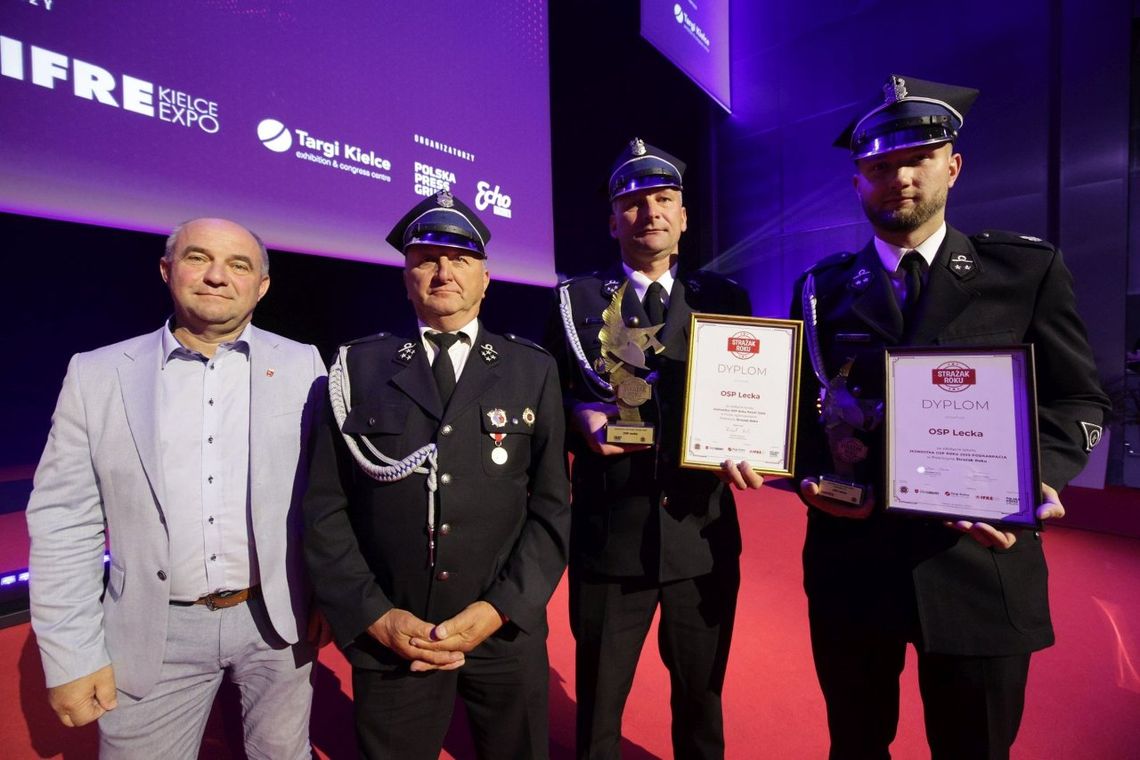 OSP Lecka z tytułem Jednostki OSP Roku Polski 2025