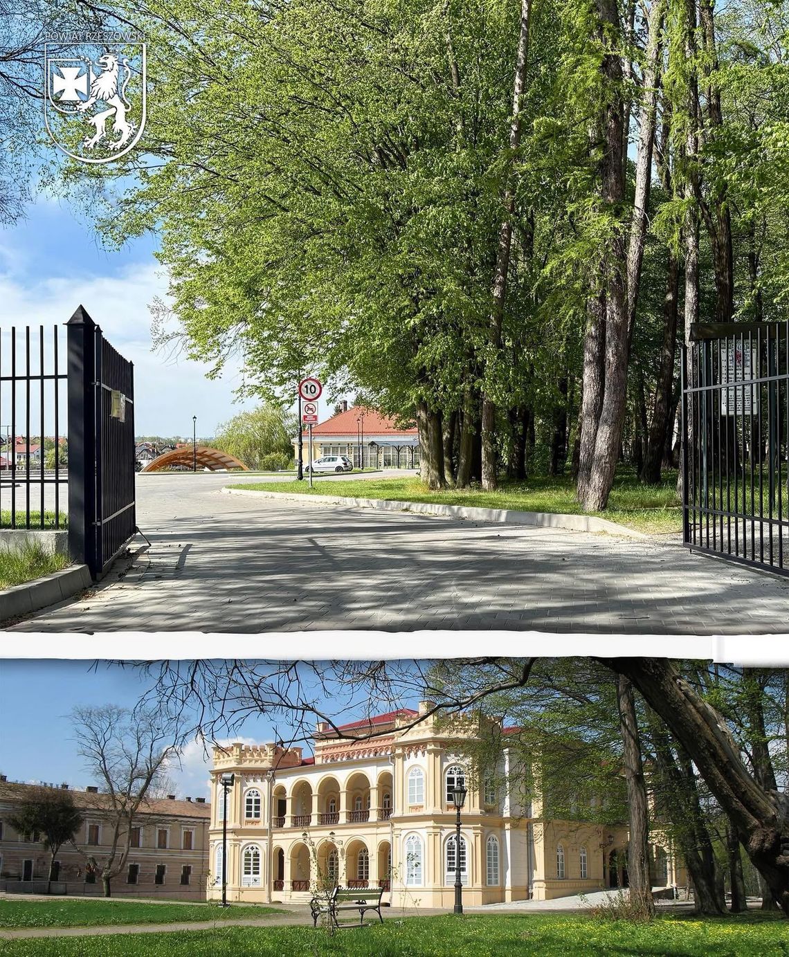 Park Wodzickich w Tyczynie otwiera się na stałe. Spaceruj wokół XIX-wiecznego pałacu