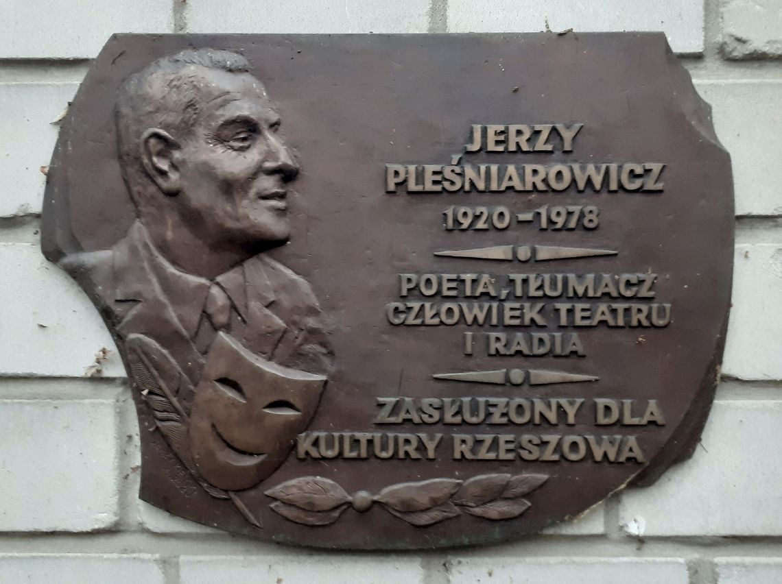 Patroni rzeszowskich ulic. Jerzy Pleśniarowicz, poeta, tłumacz i reżyser.