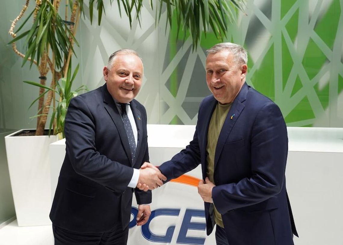 PGE: będziemy wspierać odbudowującą się Ukrainę. Spotkanie prezesa PGE z ambasadorem Ukrainy 