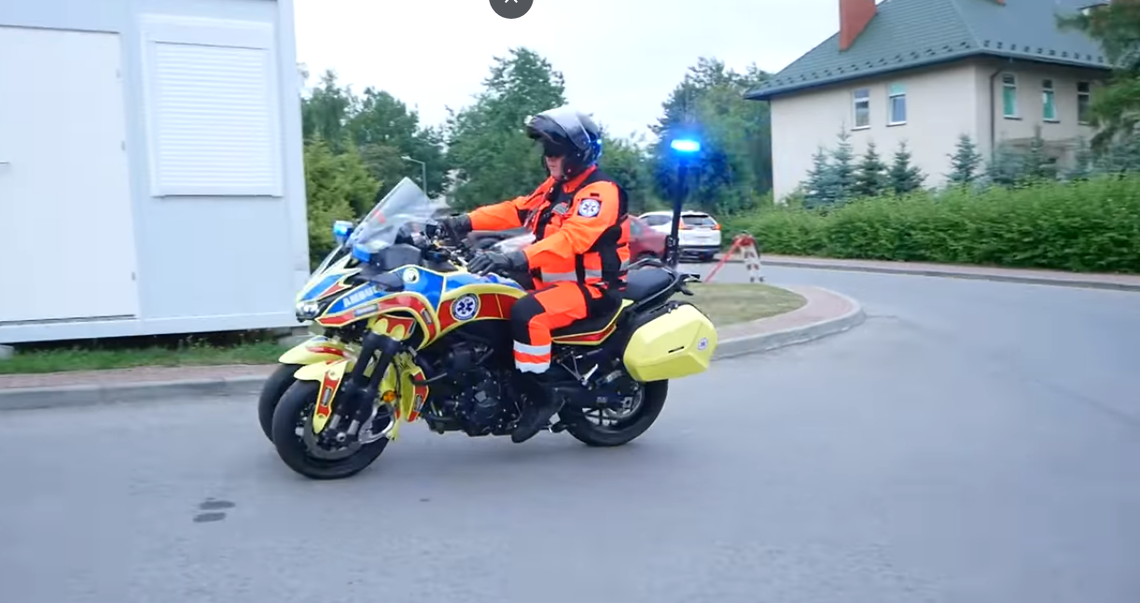 Pierwszy motoambulans testowany na Podkarpaciu [WIDEO]