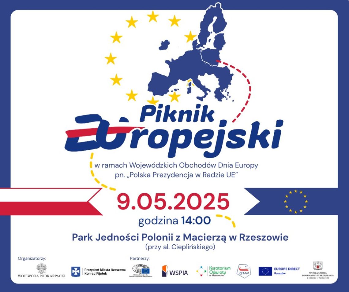 Piknik Europejski w Rzeszowie na Dzień Europy