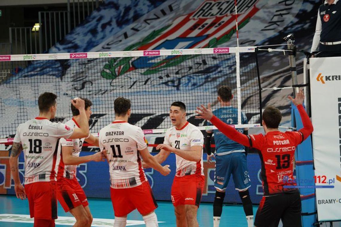 PlusLiga. Asseco Resovia wygrywa w trzech setach z MKS Będzin