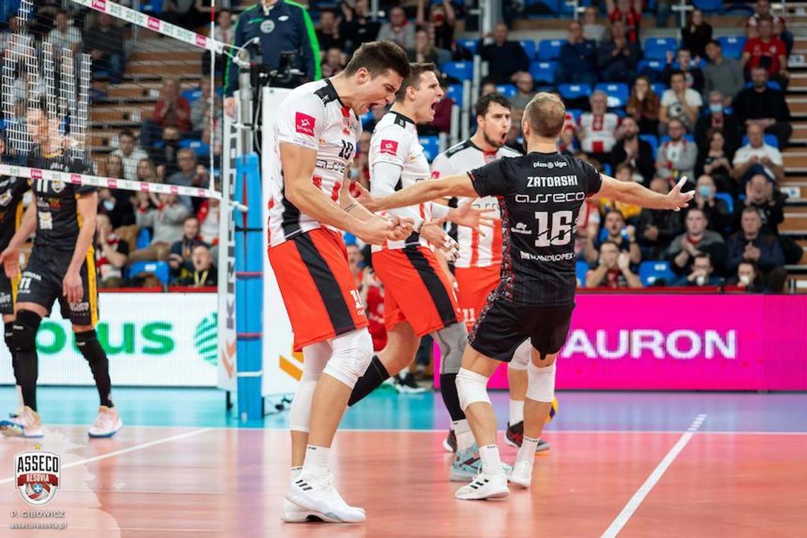 PlusLiga. Asseco Resovia wygrywa za trzy punkty w Lublinie