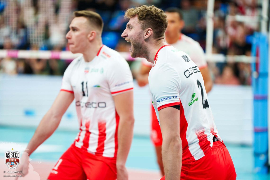 PlusLiga: Steam Hemarpol Norwid Częstochowa - Asseco Resovia Rzeszów 1:3