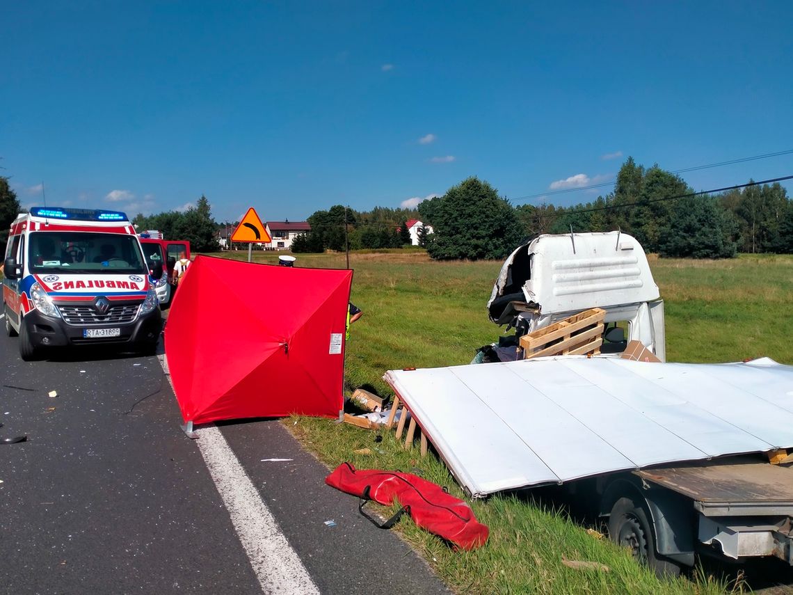 Podkarpacie. Dwa tragiczne wypadki. Nie żyje dwóch mężczyzn