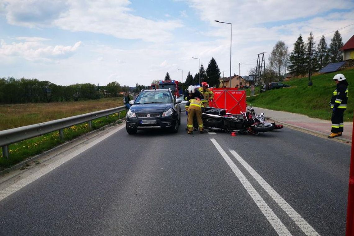 Podkarpackie: weekendowe wypadki z udziałem motocyklistów