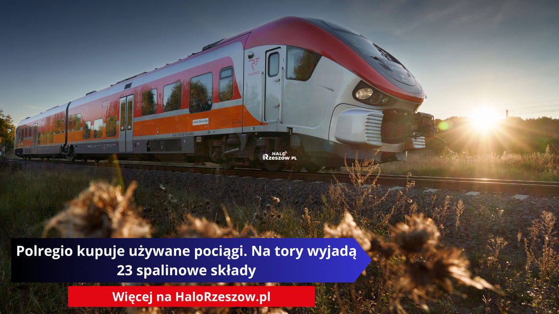 Polregio kupuje używane pociągi. Na tory wyjadą 23 spalinowe składy Polregio kupuje używane pociągi. Na tory wyjadą 23 spalinowe składy