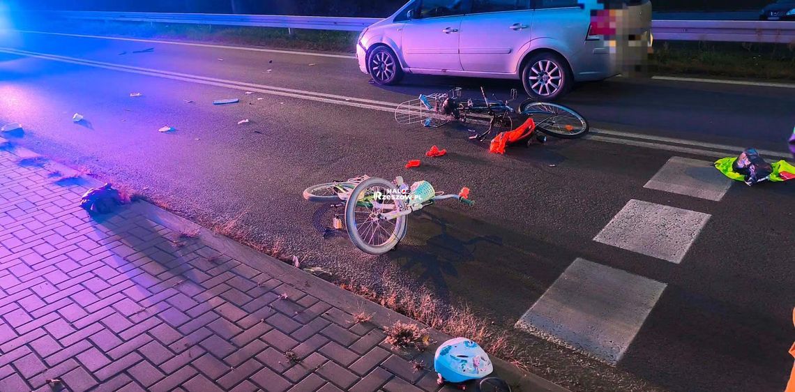 Potrącenie matki z dzieckiem na pasach. Obie trafiły do szpitala [ZDJĘCIA]