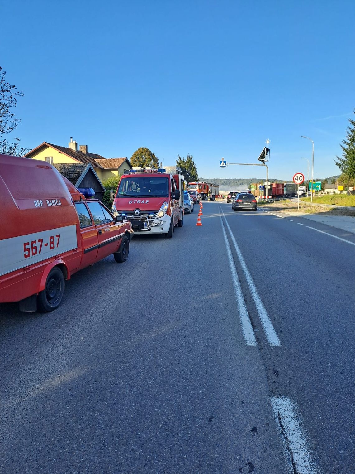 Potrącenie pieszej w Babicy na drodze krajowej 19. Ranna kobieta trafiła do szpitala