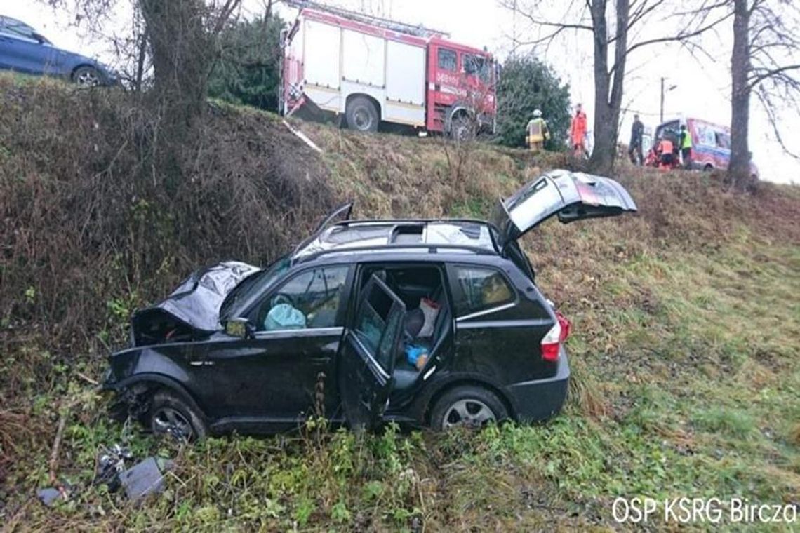 Poważny wypadek w Birczy. Ranna została jedna osoba