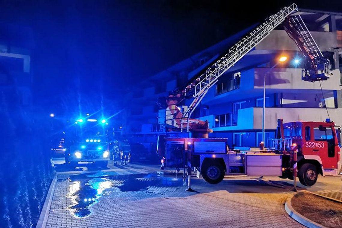 Pożar na ul. Strażackiej w Rzeszowie. Ewakuowano 7 osób