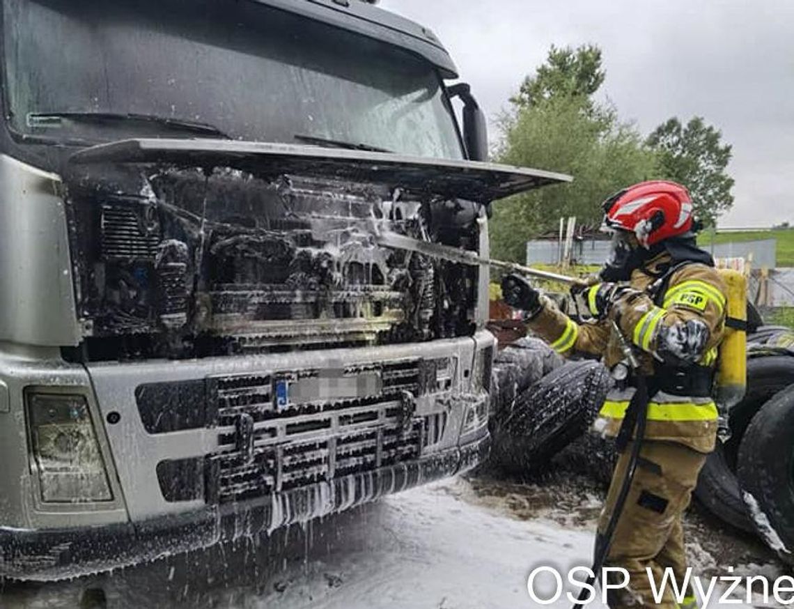 Pożar samochodu dostawczego w Babicy [FOTO]