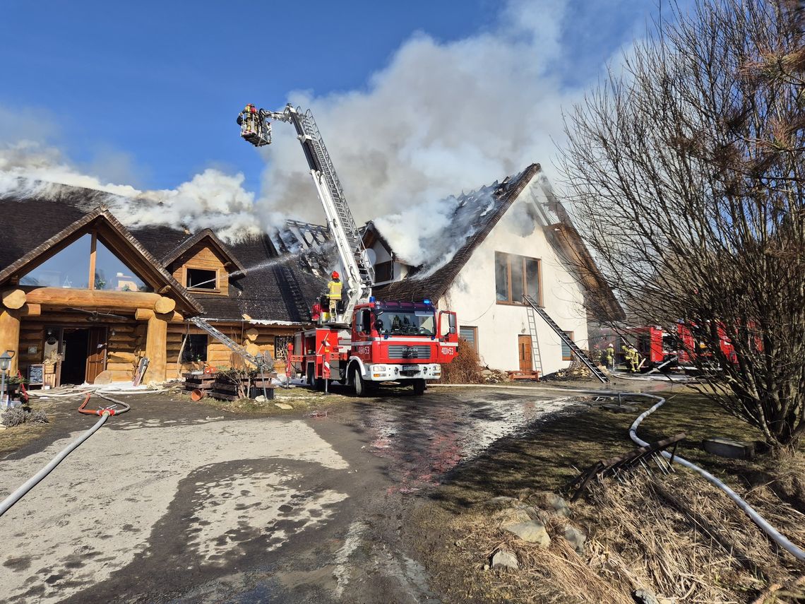 wilcza jama smolnik, pożar